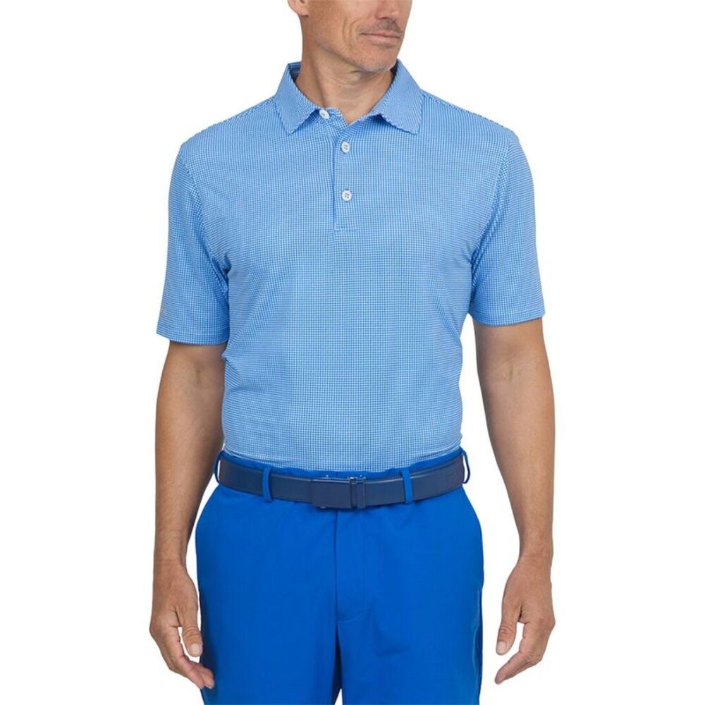 Ibkul Mens  Polo Shirt, Red
